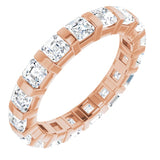 14K Rose 1 9/10 CTW Natural Diamond Eternity Band Size 7