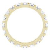 14K Yellow 1 9/10 CTW Natural Diamond Eternity Band Size 7