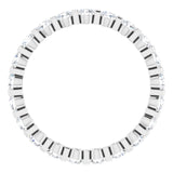 Platinum 3/4 CTW Natural Diamond Eternity Band Size 7