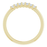 14K Yellow 1/4 CTW Natural Diamond Anniversary Band