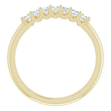 14K Yellow 1/3 CTW Natural Diamond Anniversary Band
