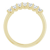 14K Yellow 5/8 CTW Natural Diamond Anniversary Band