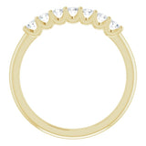 14K Yellow 1/3 CTW Natural Diamond Anniversary Band