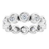 Platinum 1 1/5 CTW Natural Diamond Eternity Band Size 5