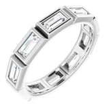 Platinum 9/10 CTW Diamond Eternity Band