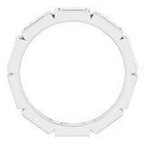 Platinum 9/10 CTW Diamond Eternity Band