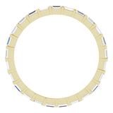 14K Yellow 1/3 CTW Natural Diamond Eternity Band Size 6
