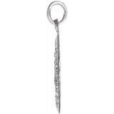 Sterling Silver 15x11 mm Oval Miraculous Medal