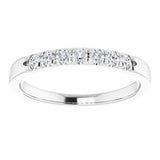14K White 1/5 CTW Natural Diamond Anniversary Band