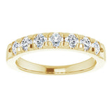 14K Yellow 3/4 CTW Natural Diamond Anniversary Band
