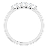 Platinum 1/3 CTW Natural Diamond Anniversary Band