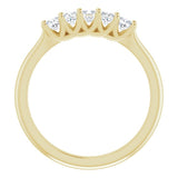 14K Yellow 1/2 CTW Natural Diamond Anniversary Band