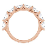 14K Rose 2 CTW Natural Diamond Anniversary Band