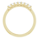 14K Yellow 1/5 CTW Natural Diamond Anniversary Band