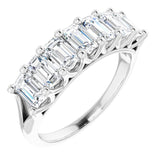 Platinum 2 1/2 CTW Natural Diamond Anniversary Band