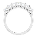 Platinum 2 1/2 CTW Natural Diamond Anniversary Band