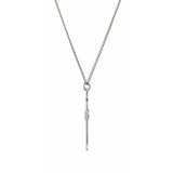 Sterling Silver 27x18 mm Cross 18" Necklace