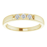 14K Yellow 1/5 CTW Natural Diamond Anniversary Band