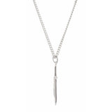 Sterling Silver Methodist Cross 18" Necklace
