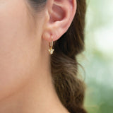14K Yellow Endless Tube 20 mm Hoop Earring