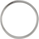 Titanium 4 mm Comfort-Fit Flat Band Size 8