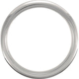 Titanium 7 mm Stepped-Edge Comfort-Fit Band Size 7.5