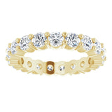 14K Yellow 1 3/4 CTW Natural Diamond Eternity Band Size 5