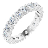 Platinum 1 3/4 CTW Natural Diamond Eternity Band Size 5