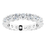 Platinum 1 3/4 CTW Natural Diamond Eternity Band Size 6