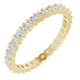 18K Yellow 3/4 CTW Natural Diamond Eternity Band Size 8