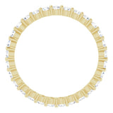 14K Yellow 3/4 CTW Natural Diamond Eternity Band Size 8.5