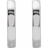 Sterling Silver Hinged 16 mm Hoop Earrings