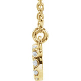 14K Yellow 1/10 CTW Natural Diamond Infinity 16 1/2