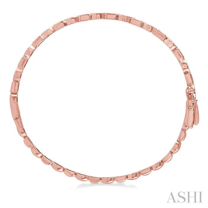 Stackable Baguette Diamond Bangle