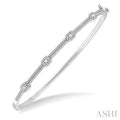 Halo Diamond Fashion Bangle