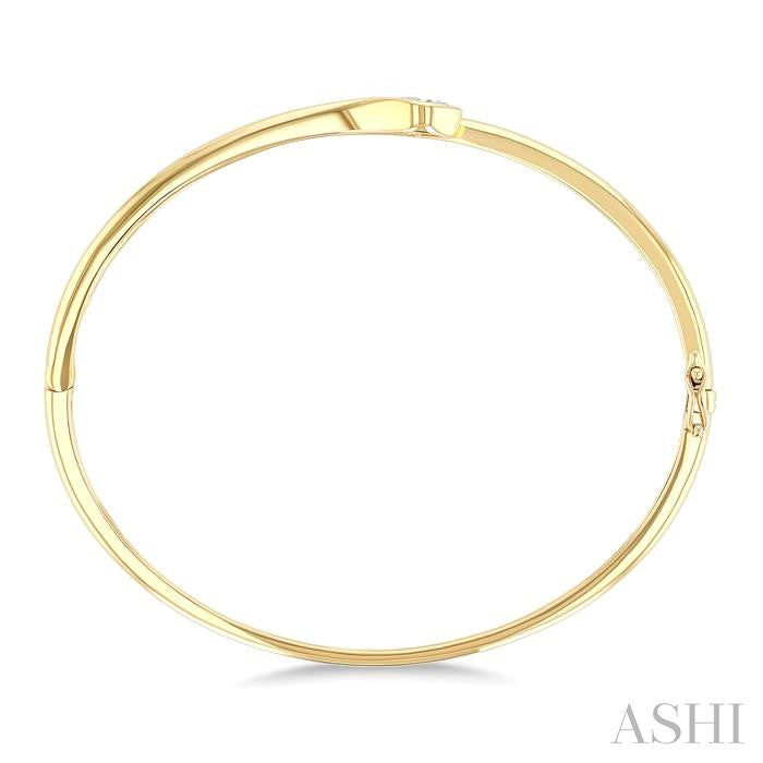 Pear Shape Diamond Fashion Bangle