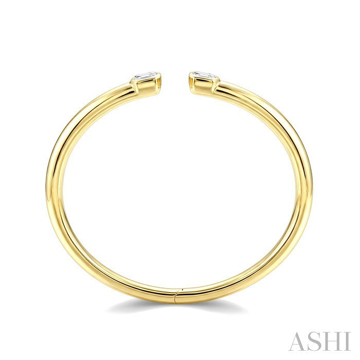 Aeris Gold Diamond Fashion Cuff Bangle