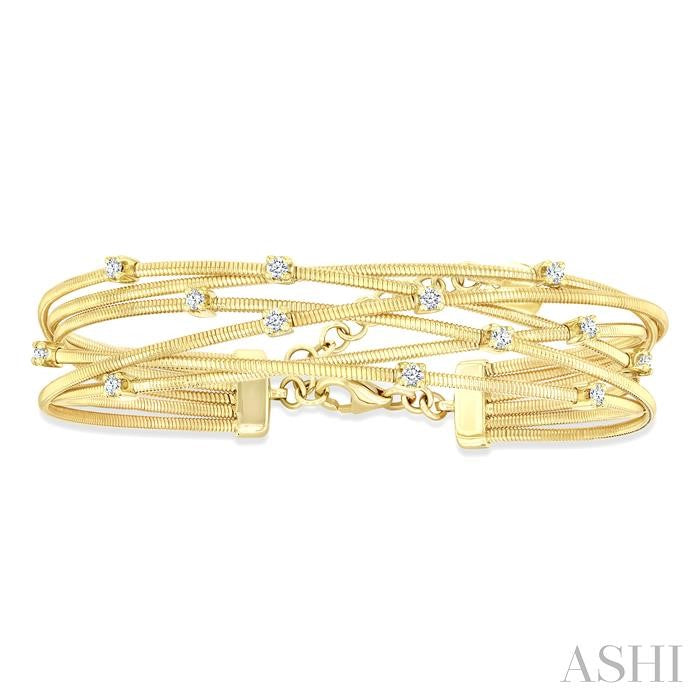 Diamond Spring Fashion Bangle