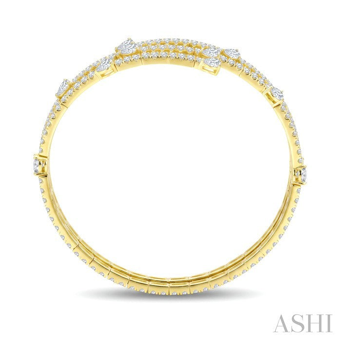 Diamond Fashion Flex Bangle