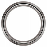Tungsten 8 mm Beveled-Edge Comfort-Fit Band Size 8.5