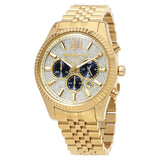 Men's Chronograph Lexington Gold-Tone Stainless Steel Bracelet Watch
