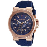 Men's Chronograph Dylan Navy Silicone Strap Watch
