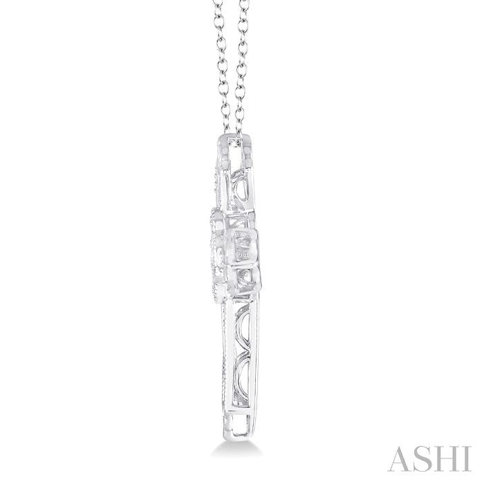 Silver Cross Emotion Diamond Fashion Pendant