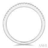 1.00 ctw Channel Round Cut Diamond Wedding Band in 14K White Gold