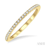 1/6 ctw Round Cut Diamond Stack Band in 14K Yellow Gold