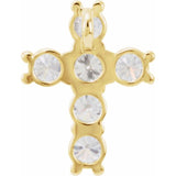 14K Yellow 1/2 CTW Lab-Grown Diamond Pendant