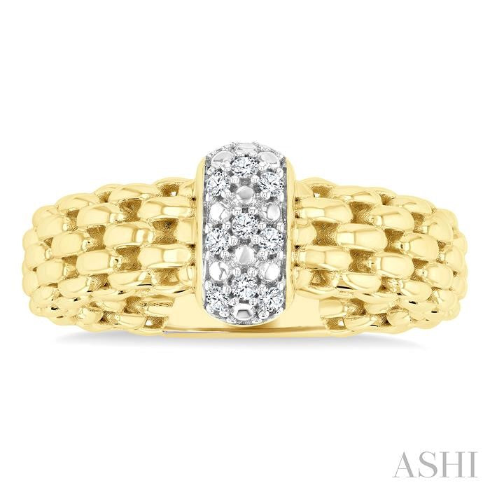 Gold Vermeil Bold Diamond Fashion Ring