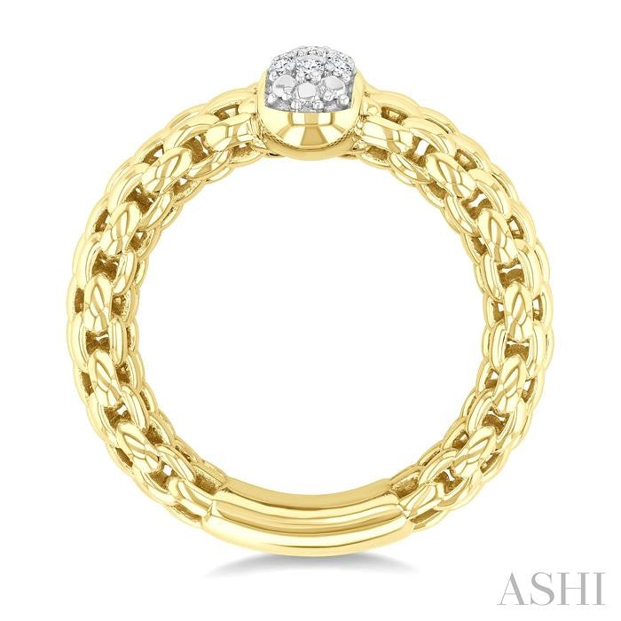 Gold Vermeil Bold Diamond Fashion Ring