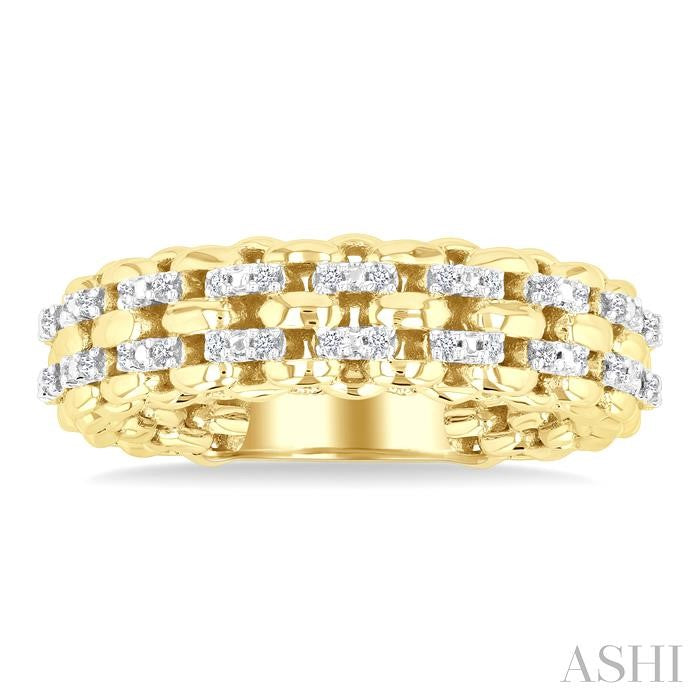 Gold Vermeil Bold Diamond Fashion Ring