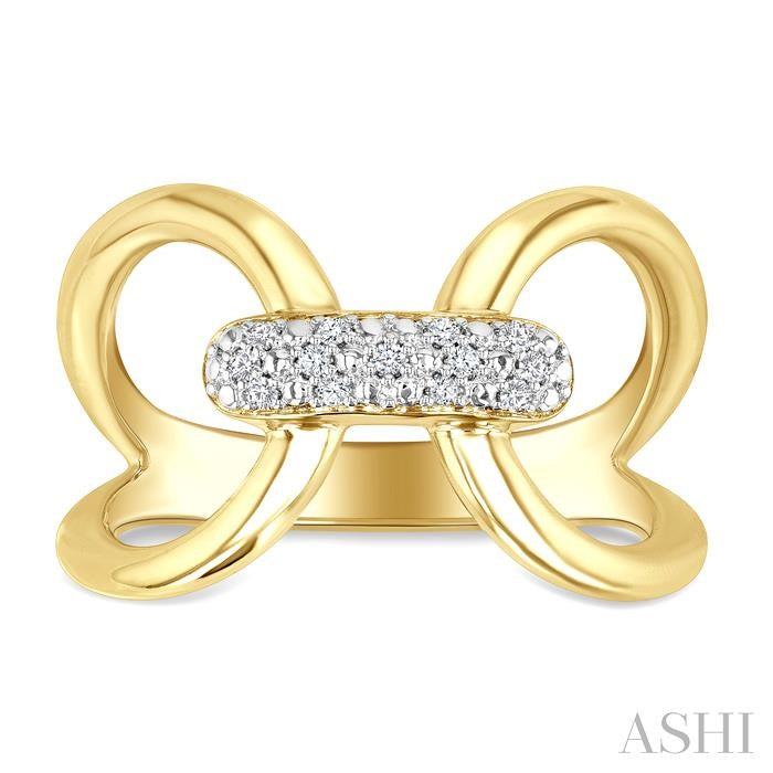 Gold Vermeil Bold Diamond Fashion Ring